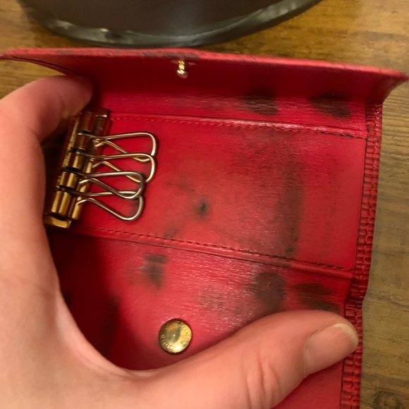 Louis VuittonRed Epi Leather 4 Key Holder CASE - Picture 4 of 12